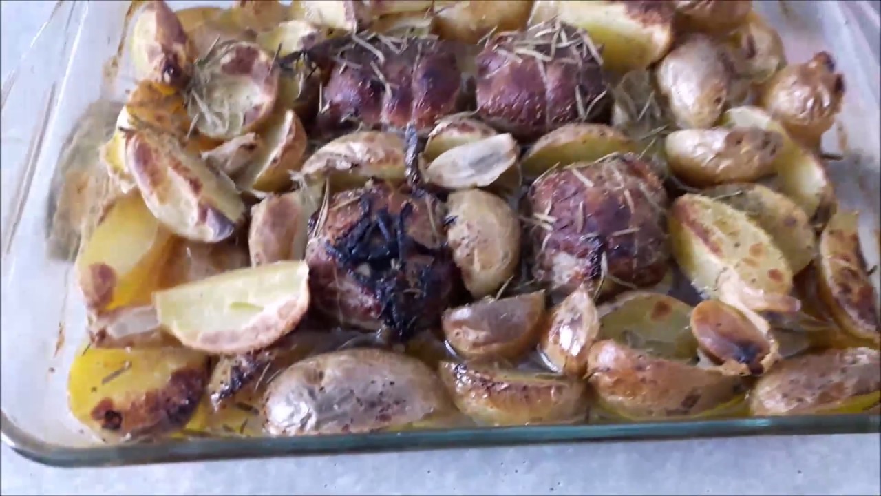 involtini di vitello al forno con patate