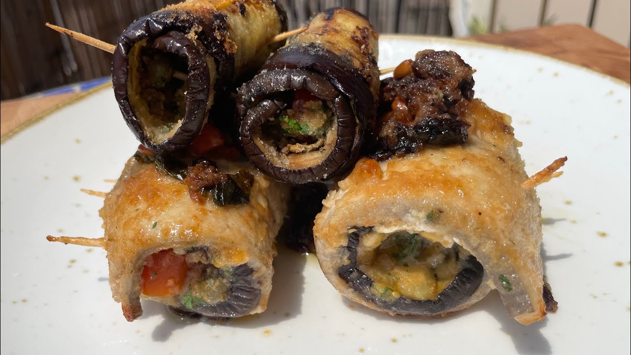 involtino di pesce spada e melanzane