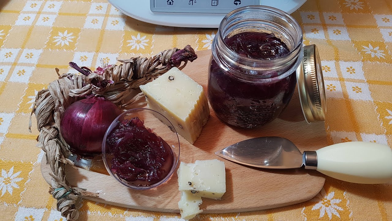 marmellata di cipolle rosse con bimby