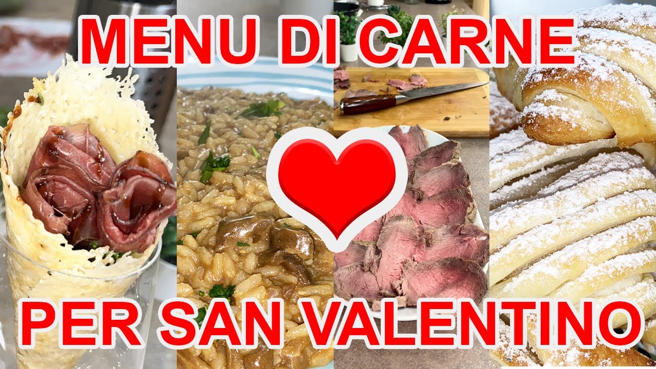 menu di carne per san valentino