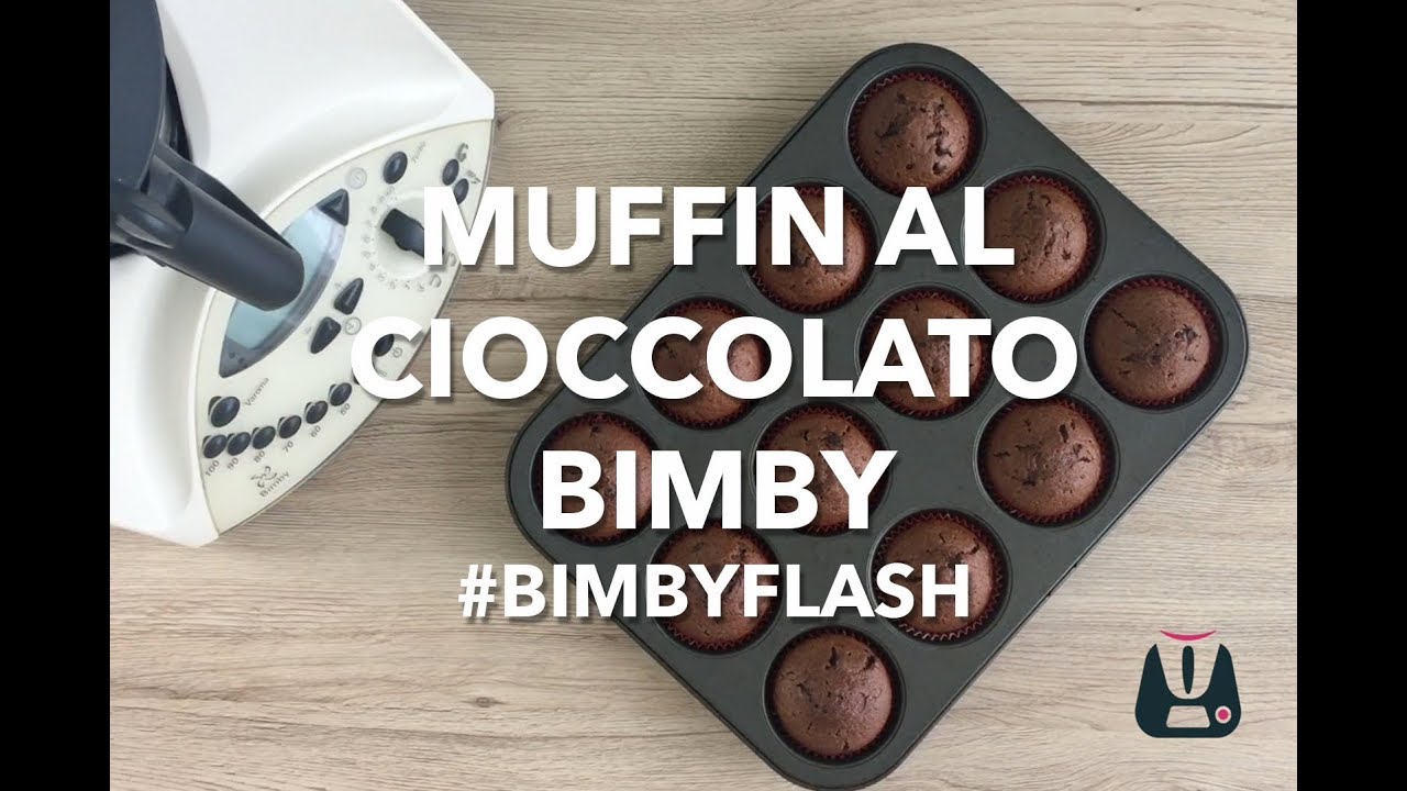 muffin al cioccolato con nutella bimby