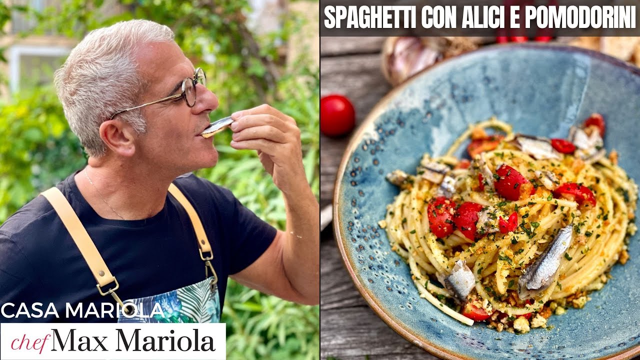 pasta con alici pangrattato e limone
