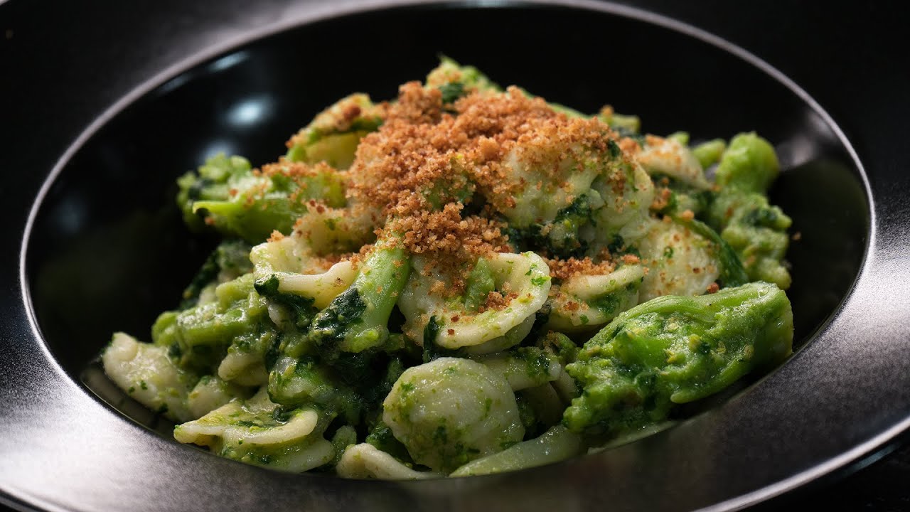 pasta con cime di rapa senza acciughe