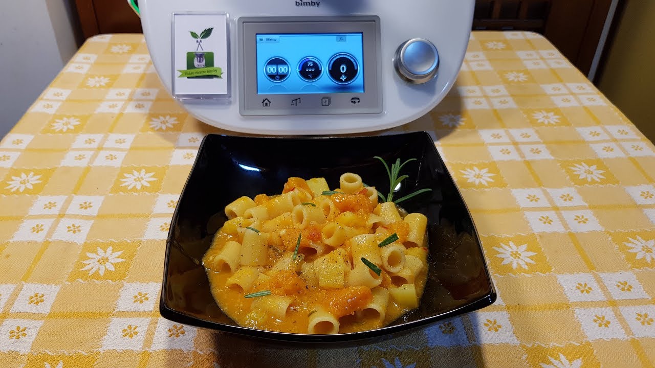pasta con la zucca con il bimby