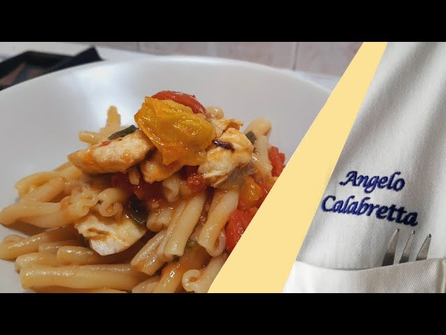 pasta con orata pomodorini e olive