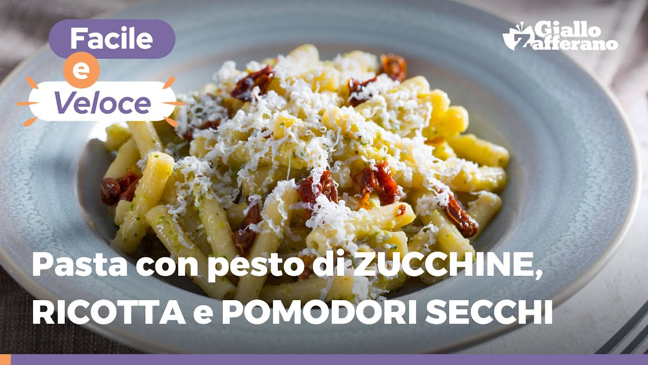pasta con pomodorini secchi e zucchine