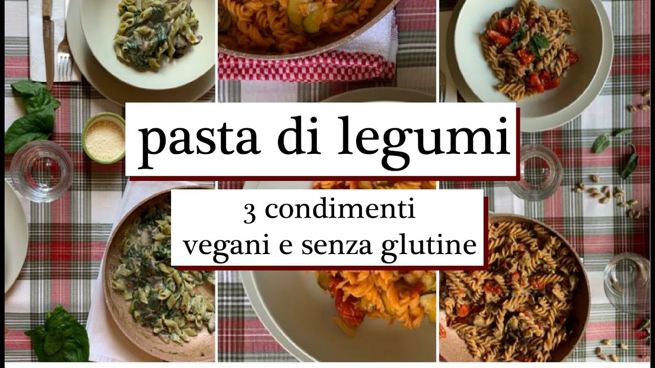 pasta di farina di ceci condimenti