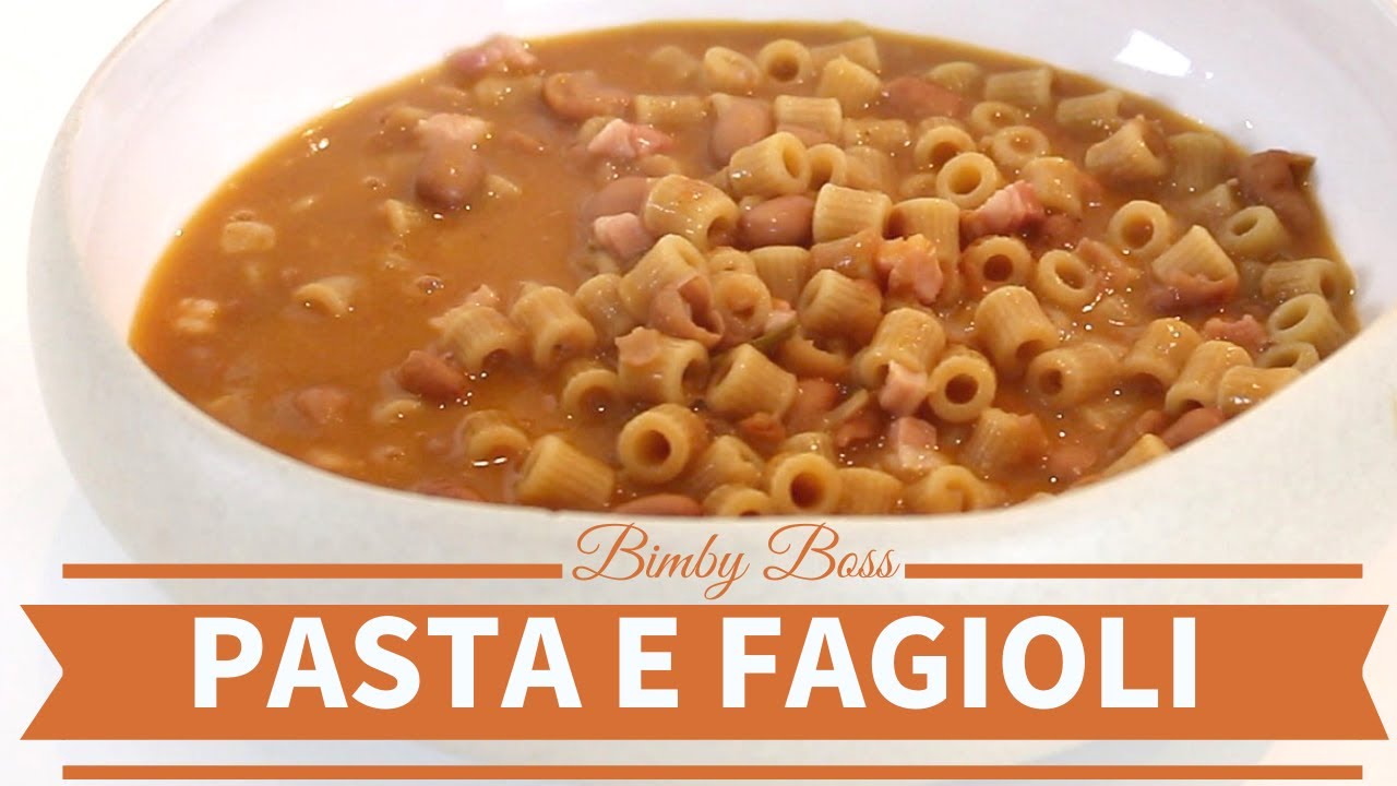 pasta e fagioli bimby senza pancetta