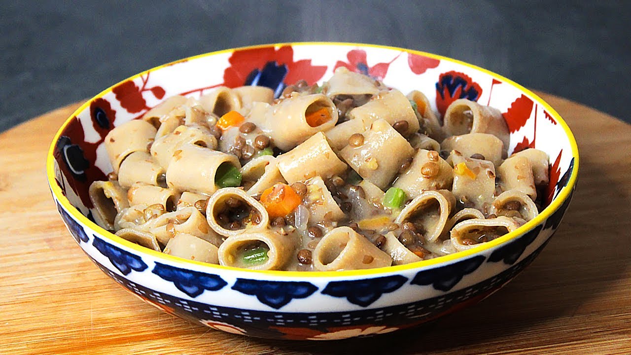pasta e lenticchie in scatola ricetta