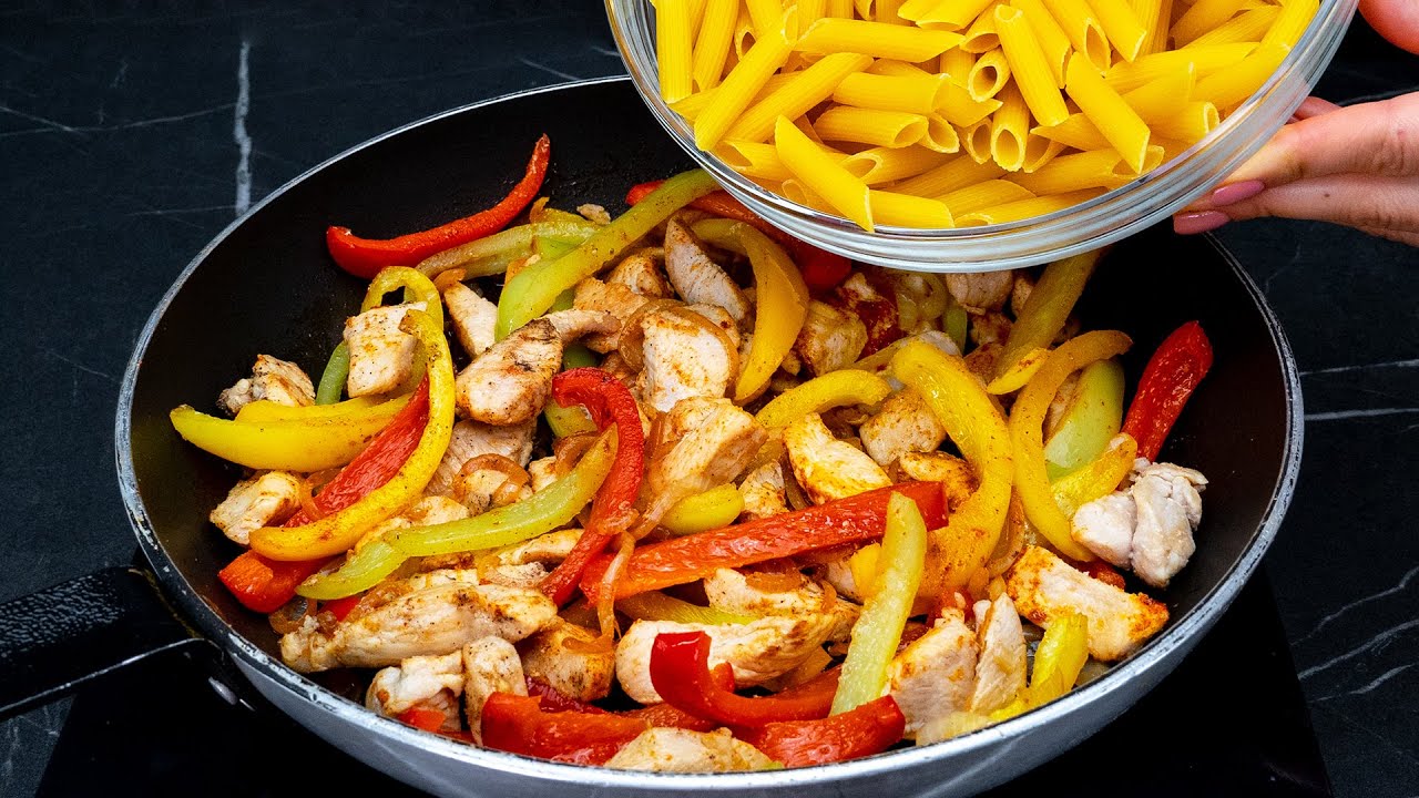 pasta fredda con petto di pollo