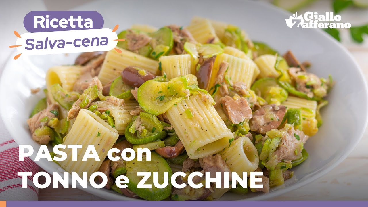 pasta fredda zucchine tonno e olive
