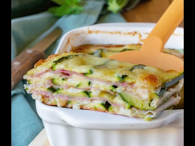 pasta zucchine prosciutto cotto e mozzarella