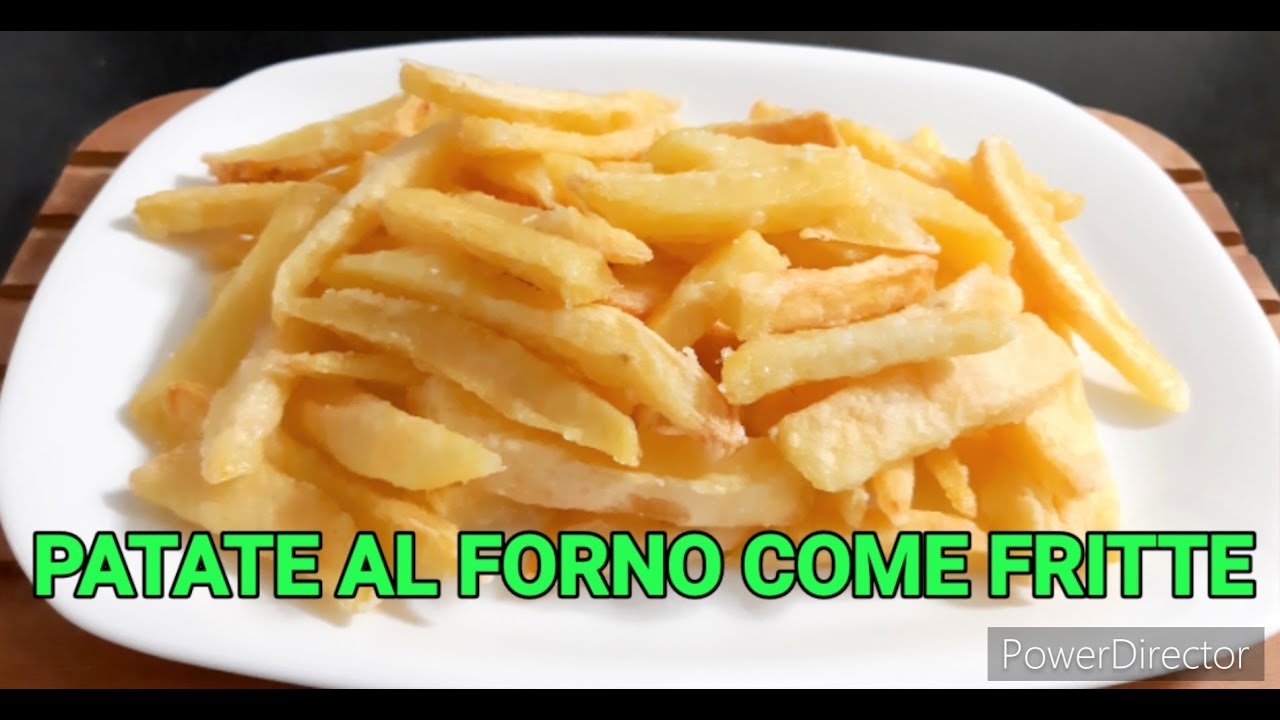 patatine fritte al forno ventilato o statico