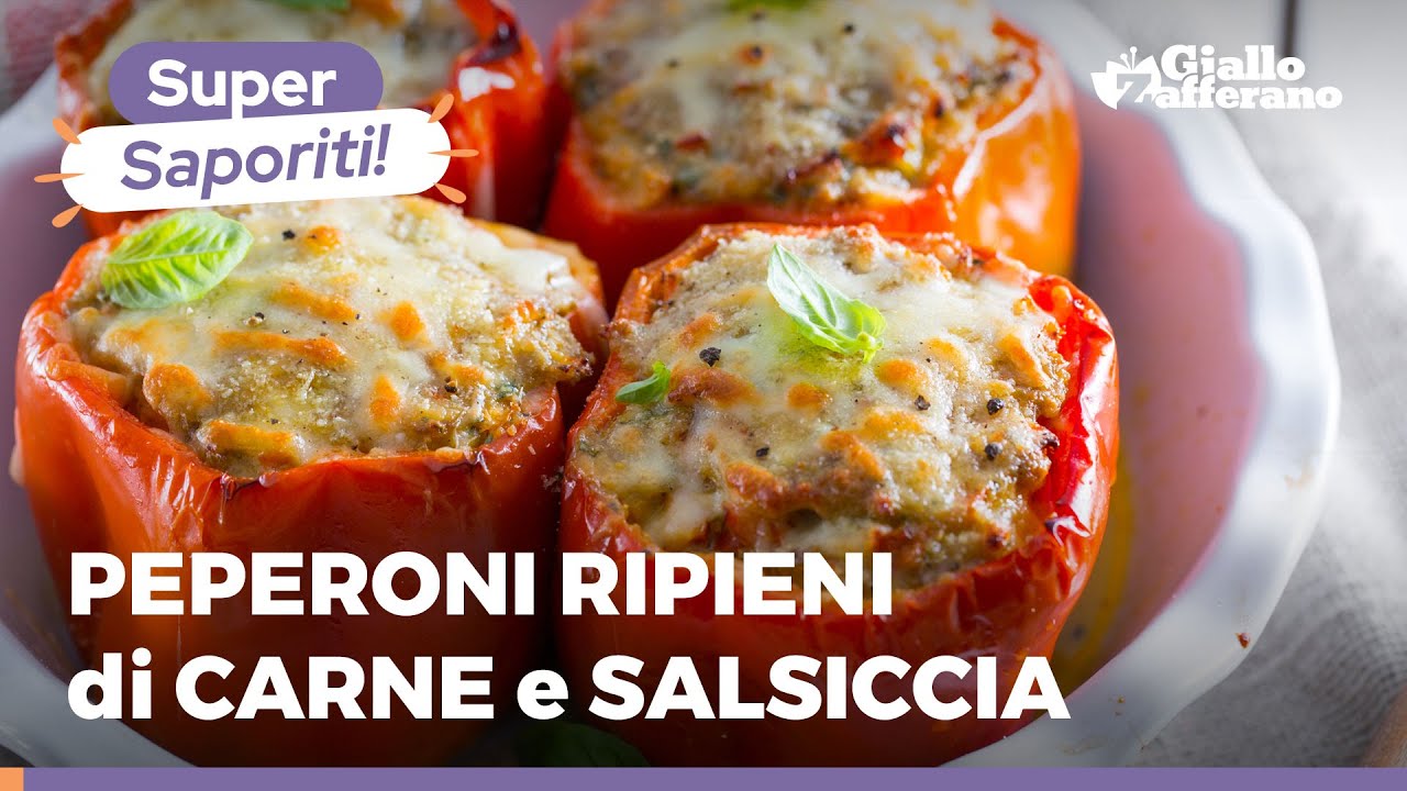 peperoni e carne macinata in padella