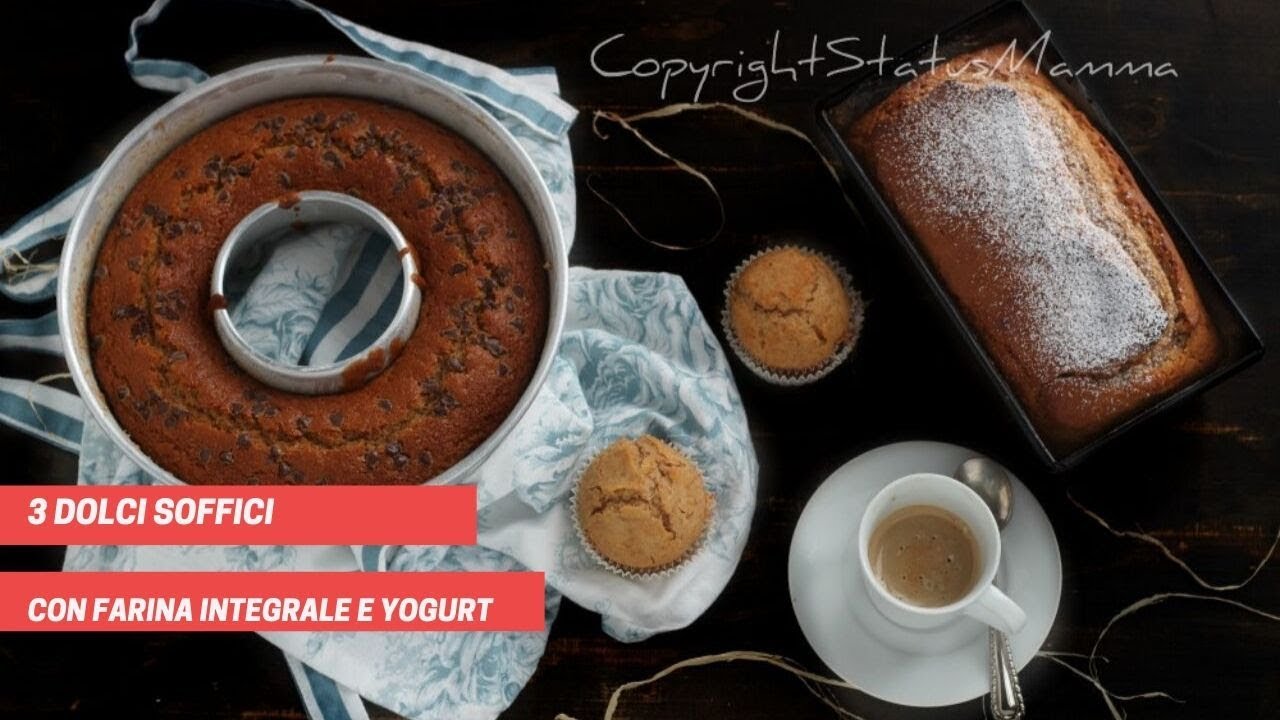 plumcake con farina integrale e yogurt