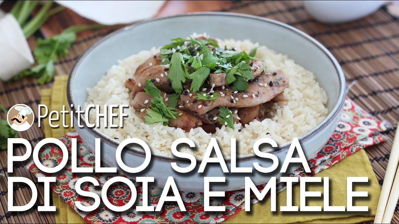 pollo marinato in salsa di soia e grigliato