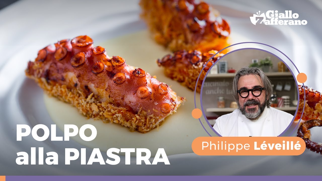 polpo alla piastra su crema di patate