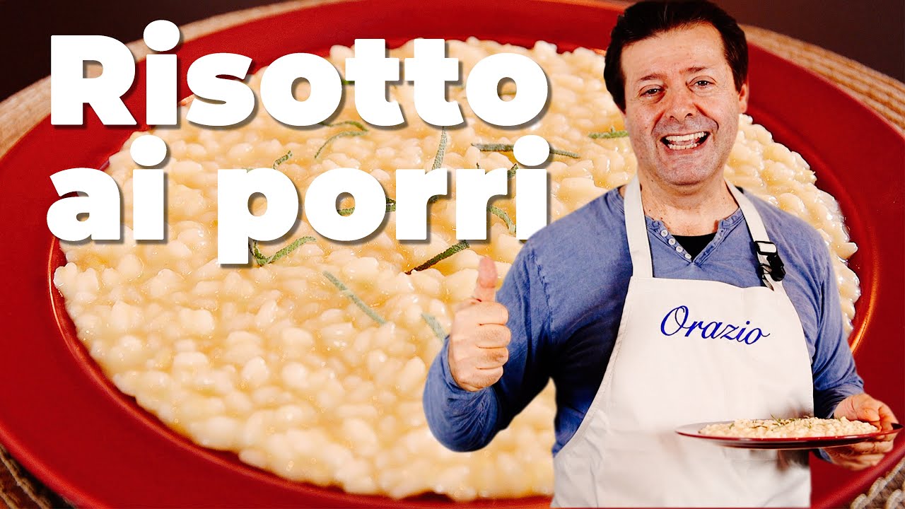 riso ai porri cotto e mangiato