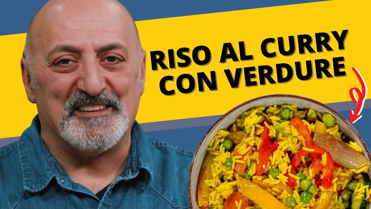 riso al curry con pollo e verdure