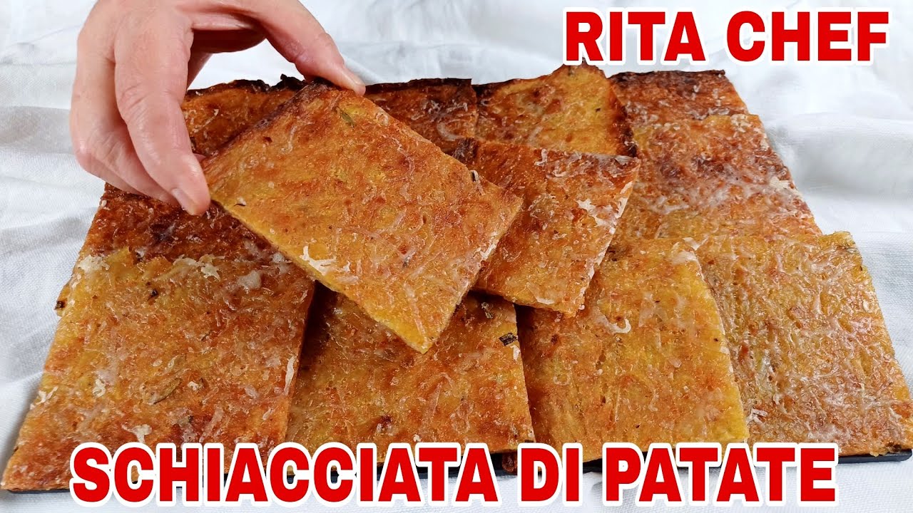 schiacciata di patate lesse al forno