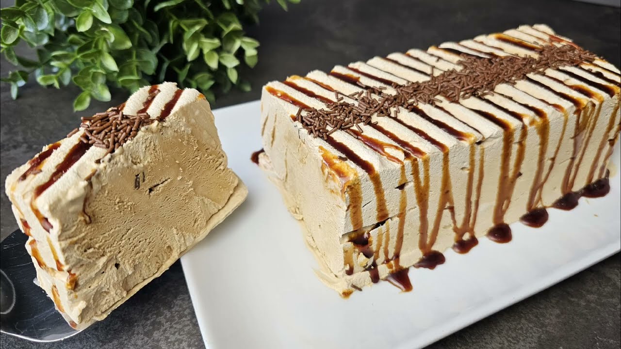 semifreddo a base di latte uova e panna
