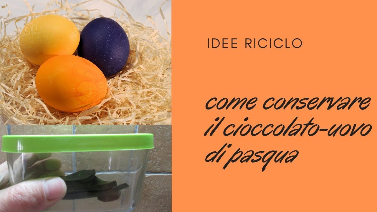 si può congelare la cioccolata dell'uovo di pasqua