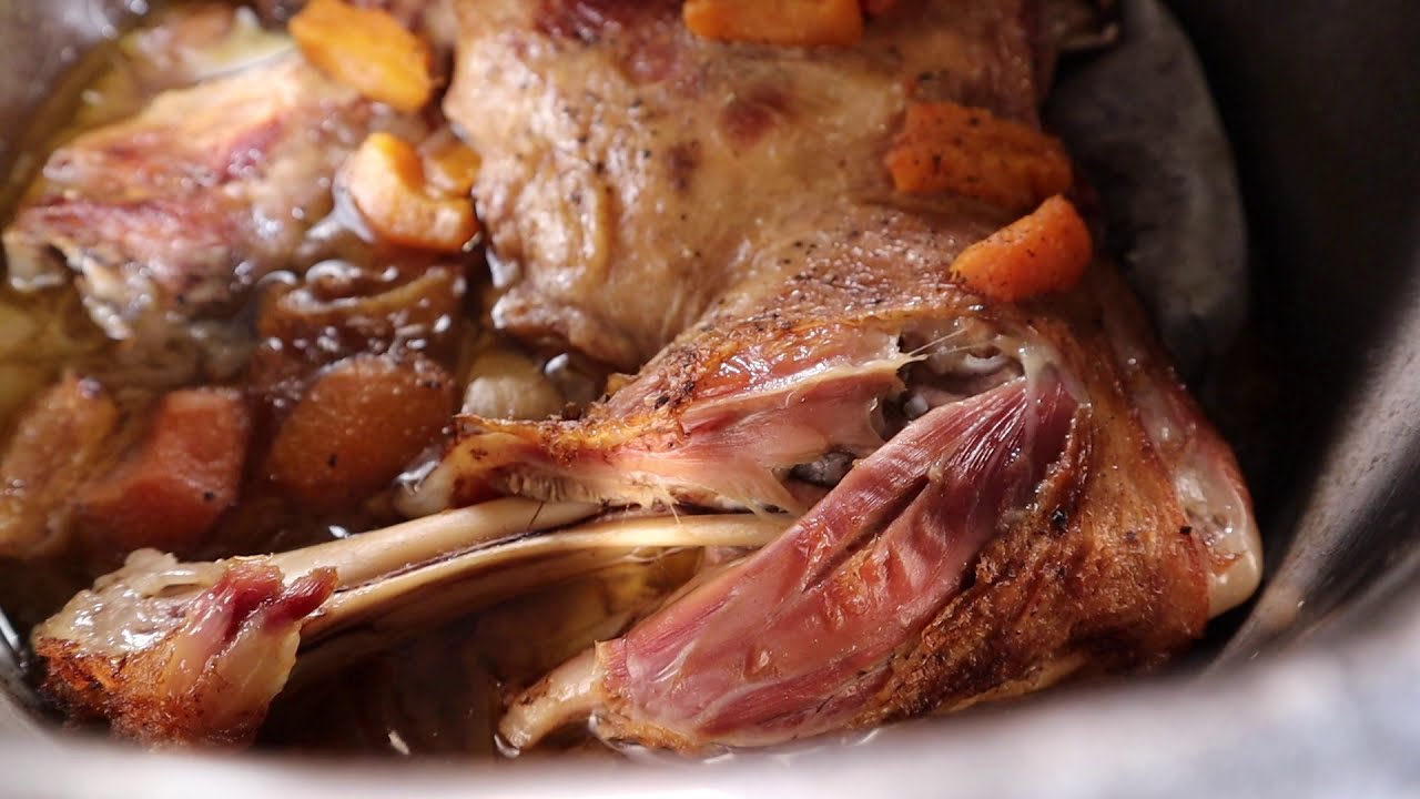 spalla di agnello al forno alla sarda