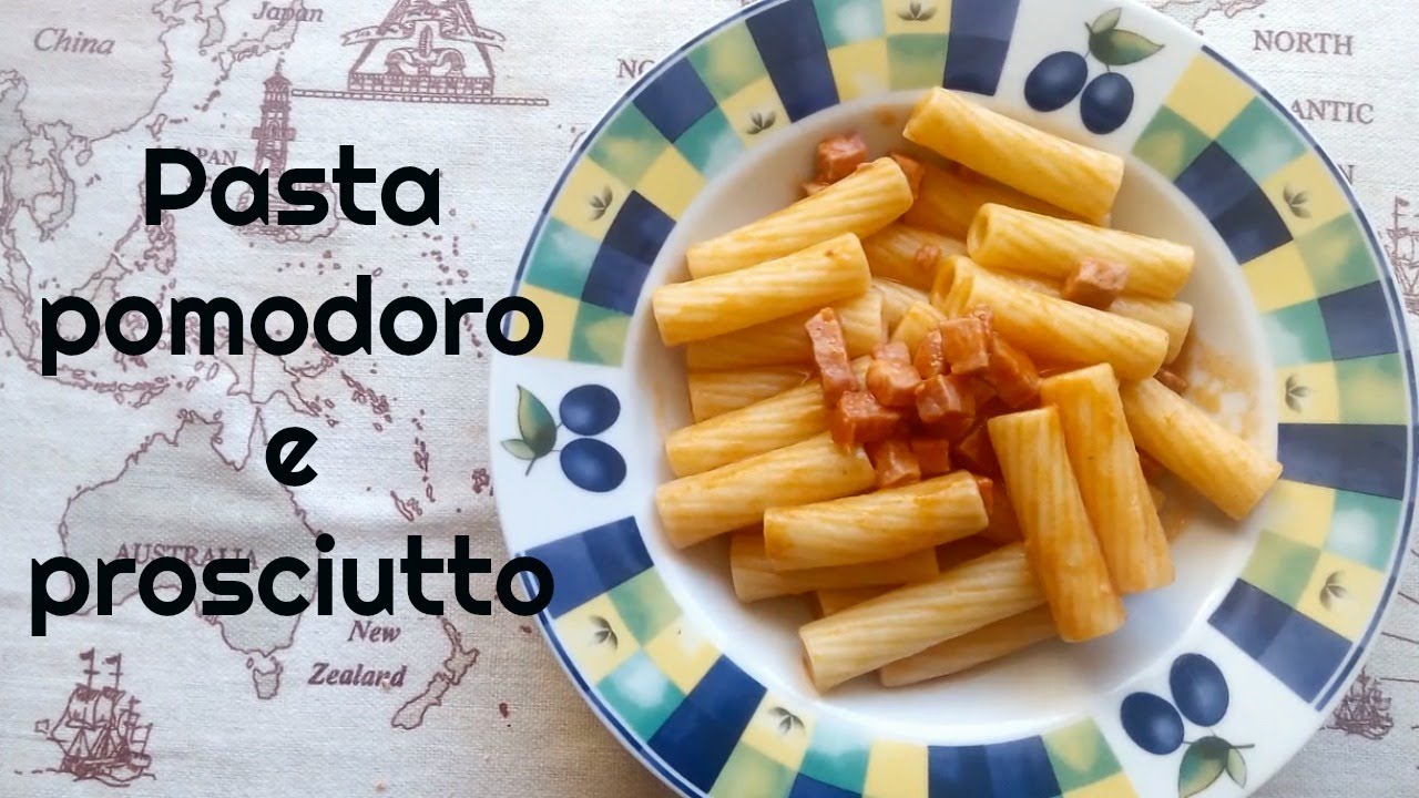 sugo con prosciutto cotto e pomodoro