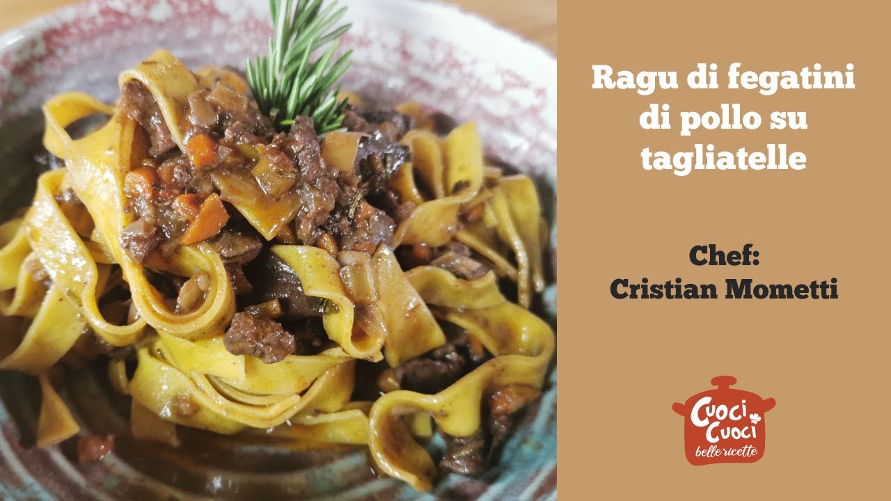 tagliolini con fegatini di pollo alla veneta