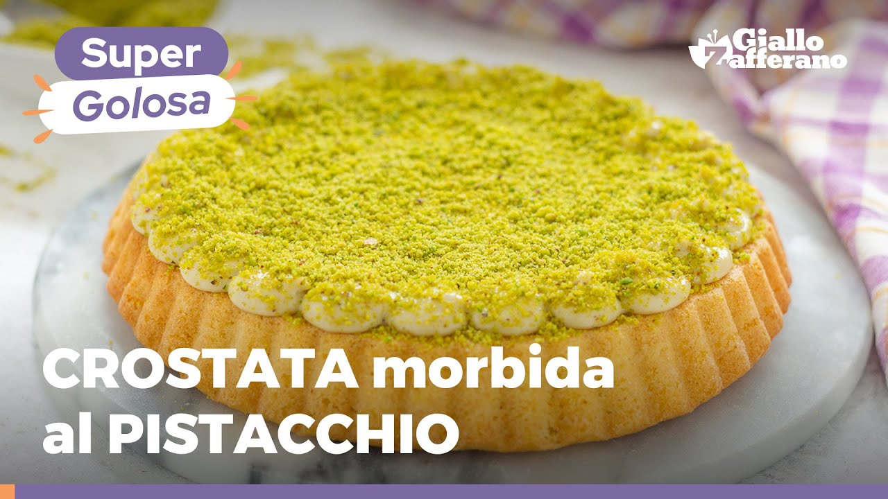 torta con crema al pistacchio soffice