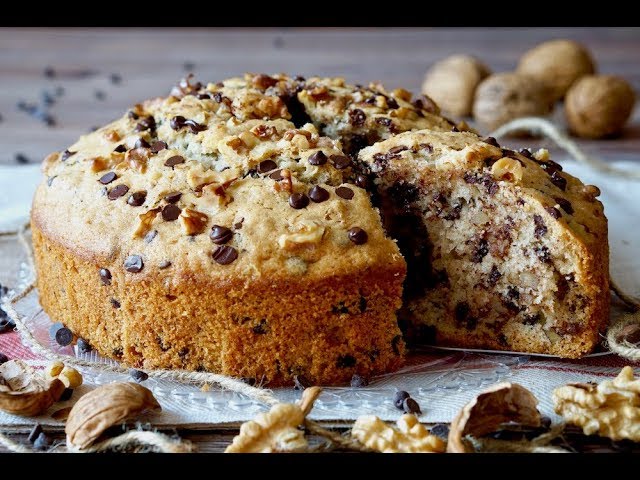 torta con noci e cioccolato bimby