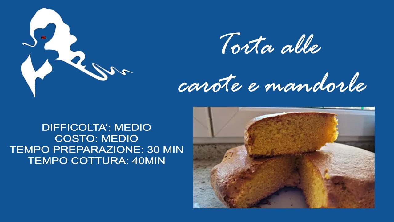 torta di carote e mandorle con il bimby