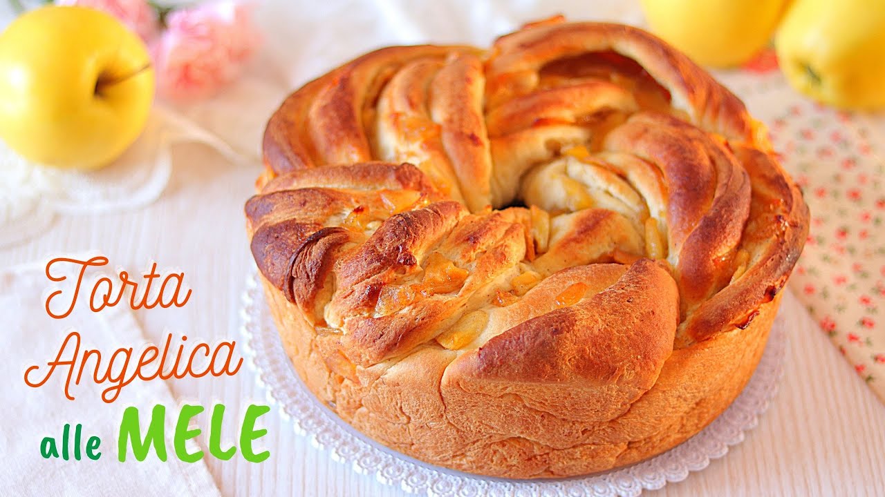 torta di mele con lievito di birra