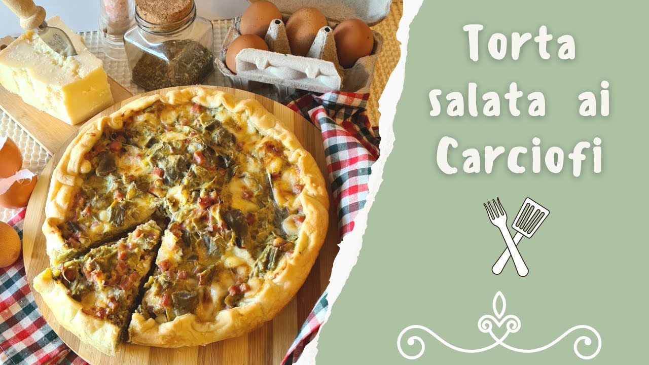 torta salata carciofi speck e scamorza