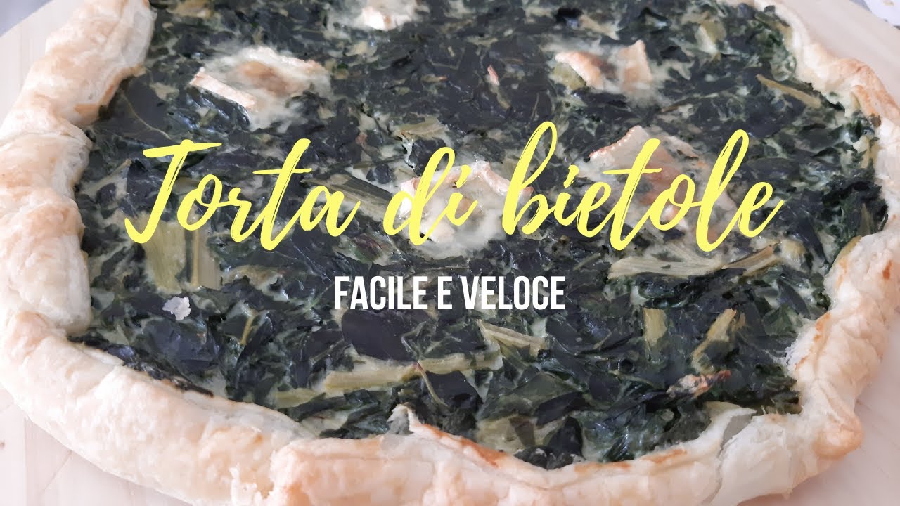 torta salata con coste e scamorza