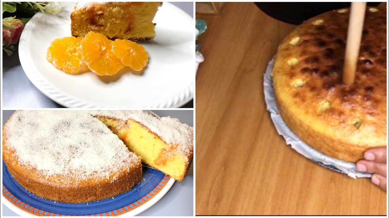 torta soffice con crema al mandarino