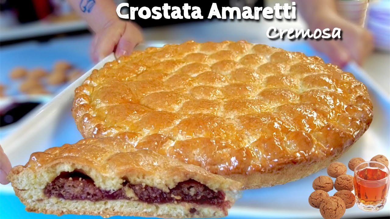 torta ubriaca con amaretti e marmellata