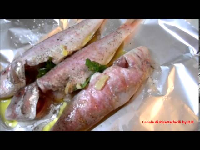 triglie al cartoccio in friggitrice ad aria