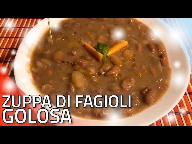 vellutata di fagioli borlotti in scatola