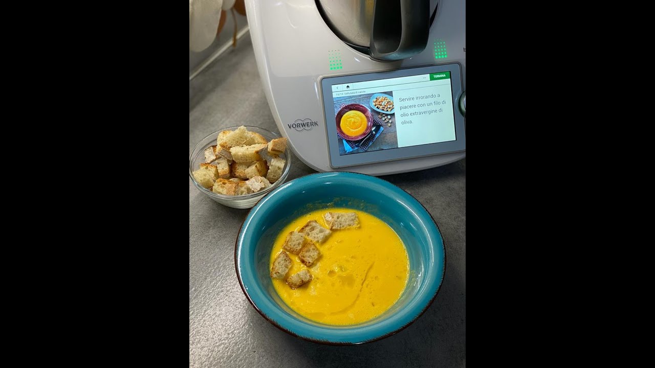 vellutata di patate e carote bimby