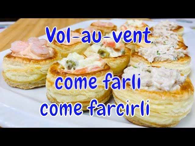 vol au vent gorgonzola e noci