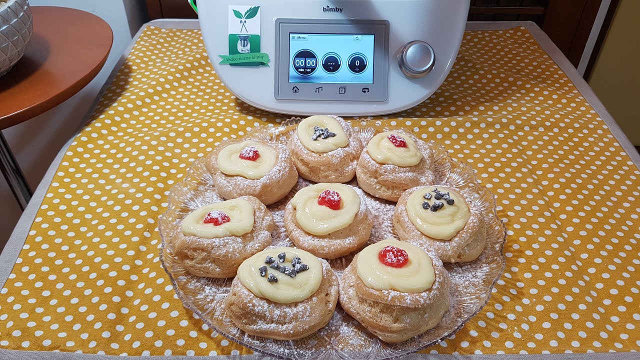 zeppole di san giuseppe al forno bimby