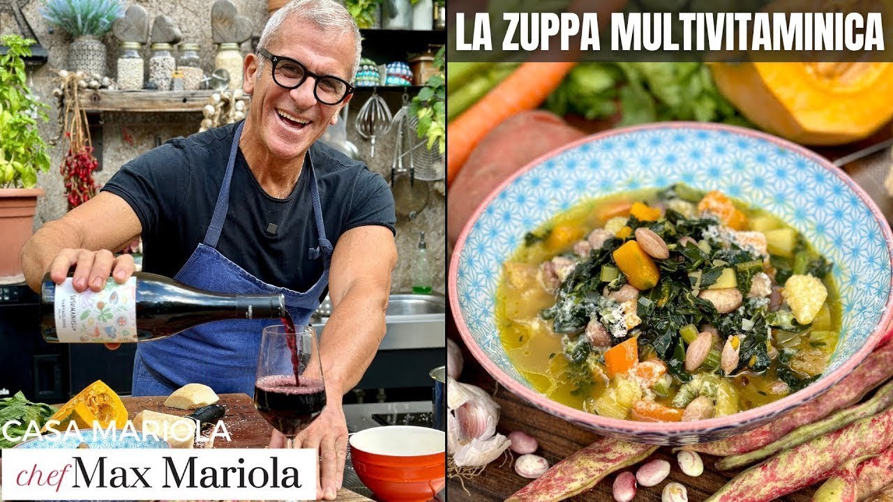 zuppa di cavolo nero zucca e fagioli