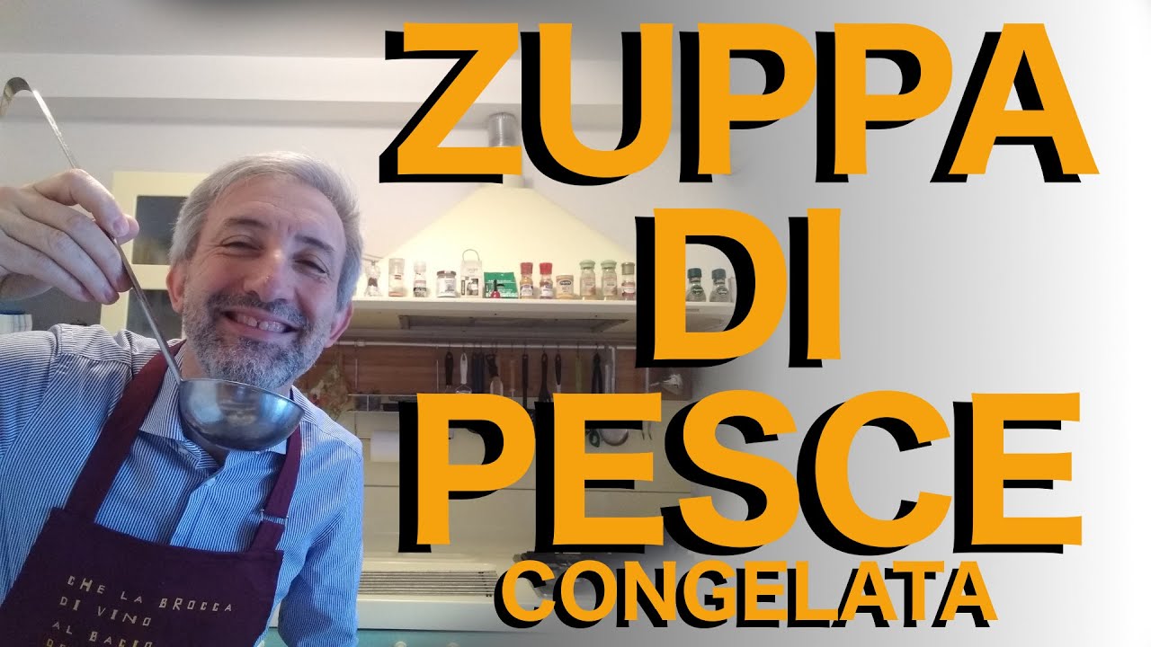 zuppa di pesce surgelata sapore di mare