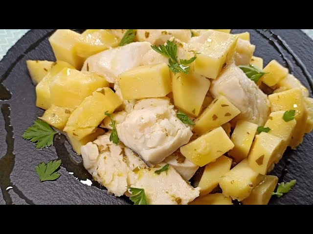 baccalà patate e ceci in bianco