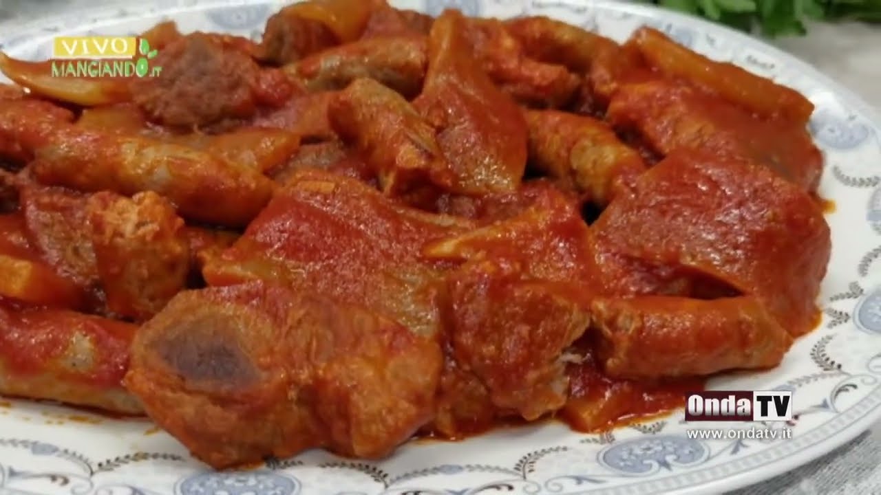 carne al sugo con patate alla siciliana