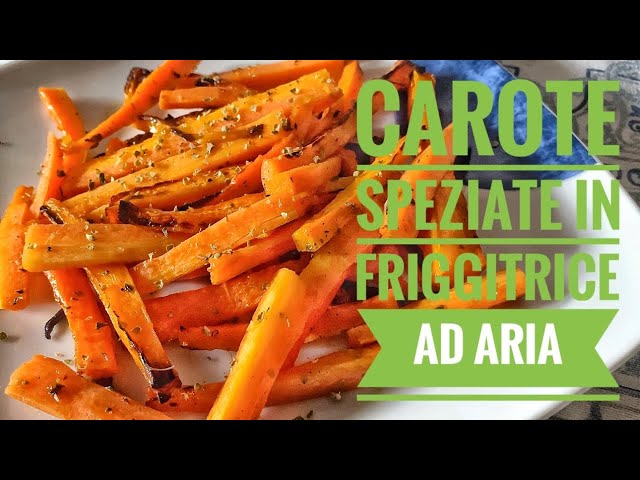 carote a rondelle in friggitrice ad aria