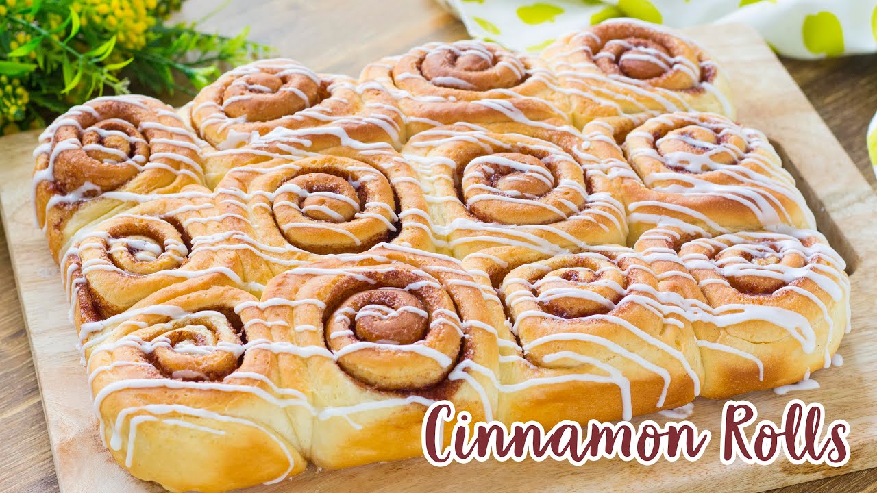 cinnamon rolls con lievito per dolci