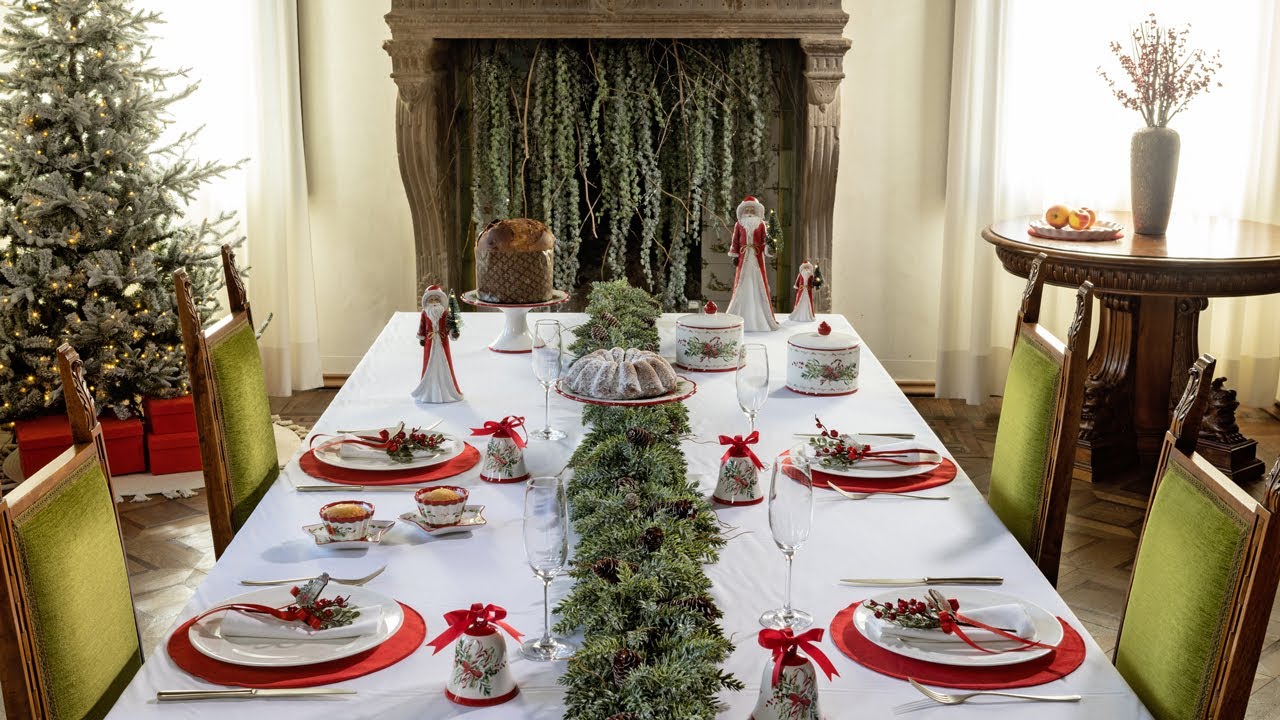 come decorare la tavola a natale