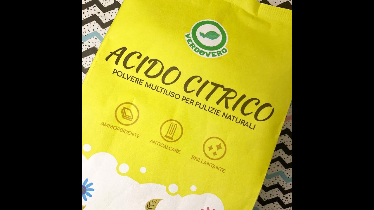 come fare l'acido citrico in casa